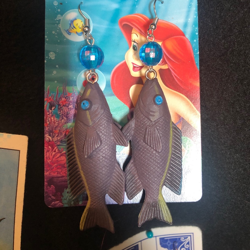 Go fish earrings